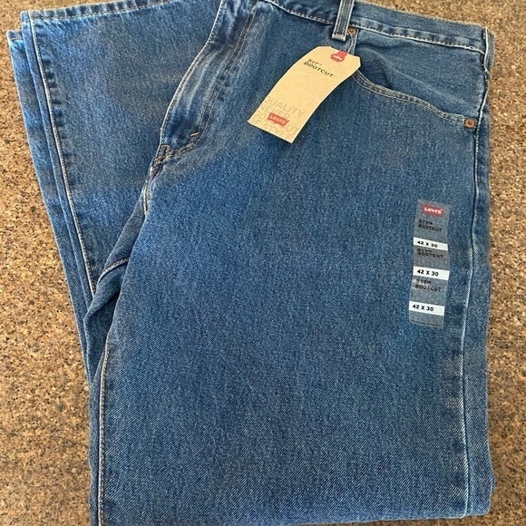 Levi’s men’s 517 Boot Cut Blue Denim Jeans 42 NWT - Picture 4 of 8